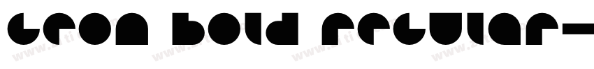 geon bold regular字体转换